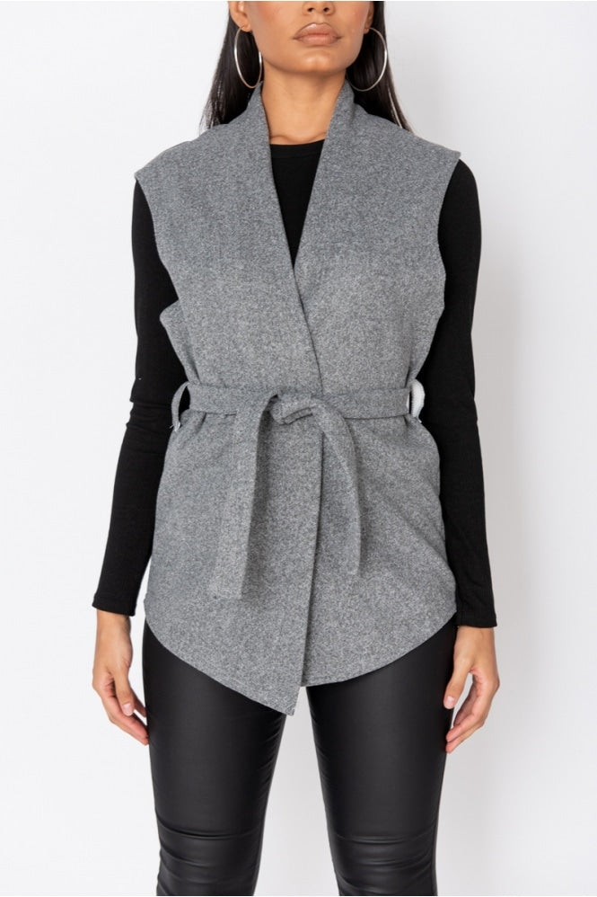 On The Job Sleeveless Blazer